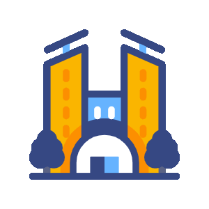 gree-city icon Gebäude Projekte design by freepik